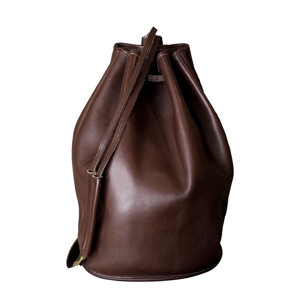Vintage COACH Mahogany Glove Tanned Leather Sling Backpack Shoulder Bag 9929 - Picture 3 of 16